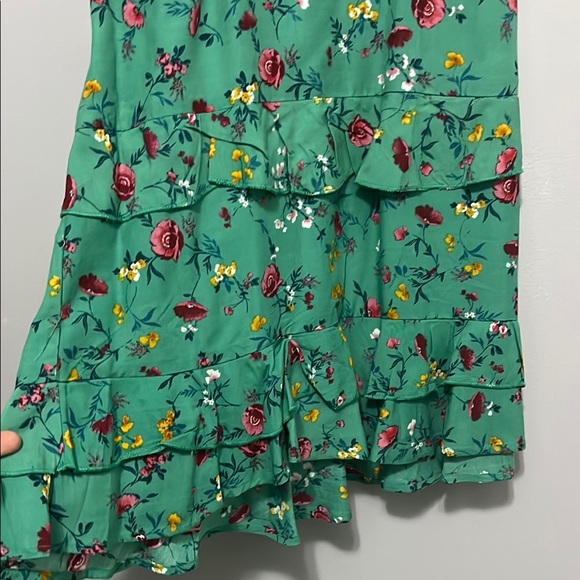 NWT Lottie and Holly Floral Green Dress - Picture 2 of 6